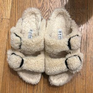 Arizona Big Buckle Shearling seize 38 Birkenstocks